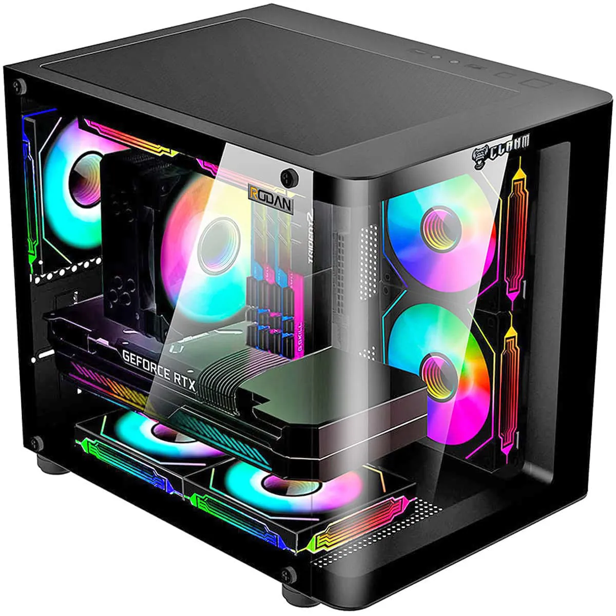 DESKTOP GAMER POWER (PROCESSADOR AMD RYZEN 5 2400G) MEMÓRIA 8GB SSD 512GB PLACA DE VÍDEO GTX 1060 6GB WINDOWS 11 TRIAL OFFICE 2019 TRIAL