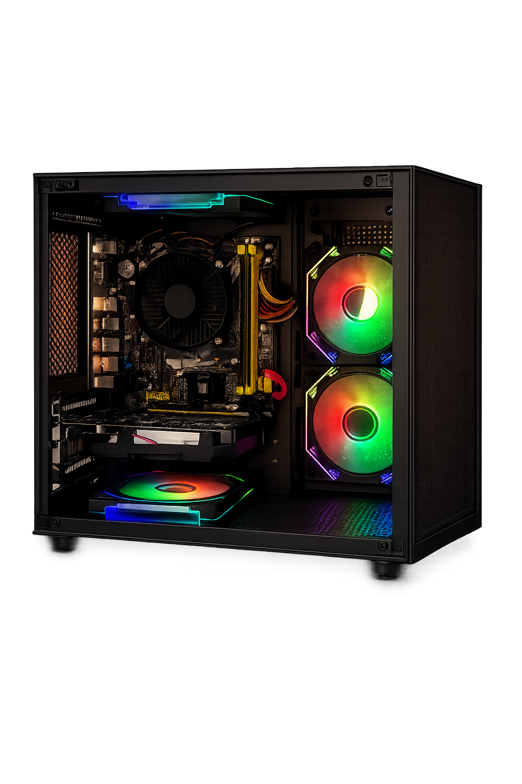 DESKTOP GAMER ALIEN (PROCESSADOR AMD RYZEN 5 5600), MEMÓRIA 16GB, SSD 480GB NVME, PLACA DE VÍDEO RTX 2060 6GB, WINDOWS 11 TRIAL, OFFICE 2019 TRIAL