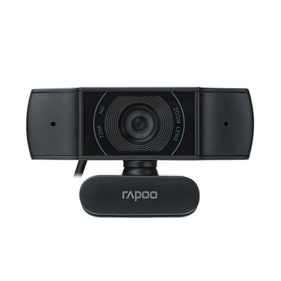 Webcam Rapoo C200 HD 720P, com Autofoco, Microfone com Cancelamento de Ruído, Preto - C200