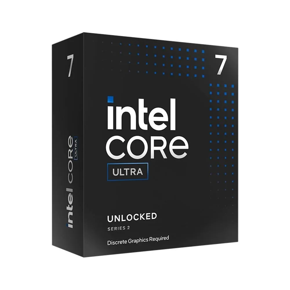 Processador Intel Core Ultra 7-265KF, 5.5GHz, Até 20 Núcleos, Com suporte a PCIe 5.0 e 4.0 e suporte a DDR5 - BX80768265KF