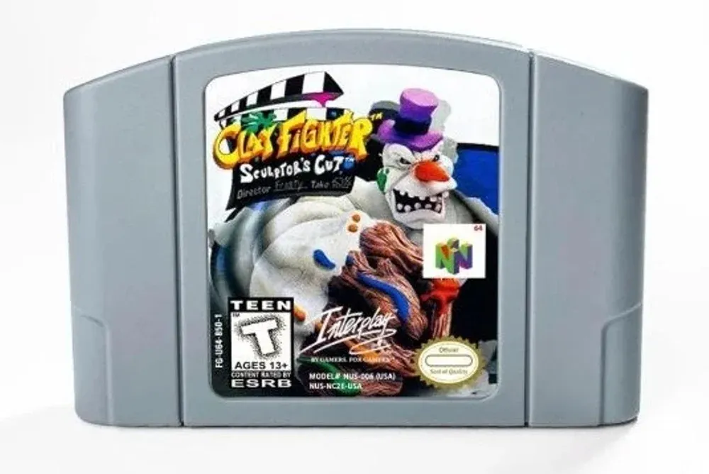 Jogo Clay Fighter Compativel Nintendo 64