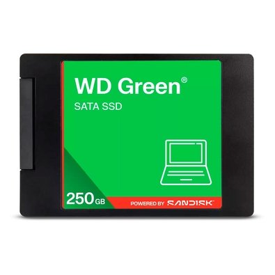 "SSD WD Green SATA, 250GB, 2.5"", Leitura: 545MB/s, Gravação: 430MB/s - WDS250G5G0A"