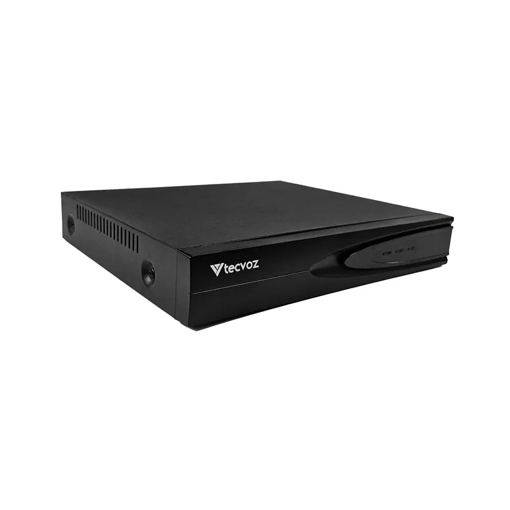 Nvr Tecvoz  Gravador Digital De Video 4 Canais Ip Nvd U5004poe