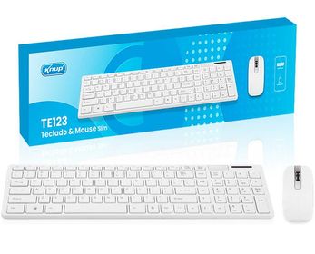 TECLADO E MOUSE SEM FIO KNUP TE123