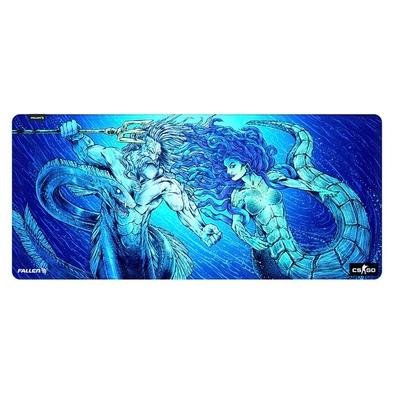 Mousepad Gamer Fallen Cs: Medusa, Estendido, 900x400mm, Speed++, Azul - MP-CS-ME-SMM-ES