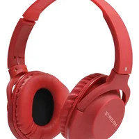 Headset Vermelho Estéreo Microfone Elg - Hpwrd