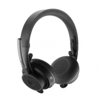 Headset Logitech Zone, Wireless, Estério, Bluetooth - 981-000913 - Cor: Preto