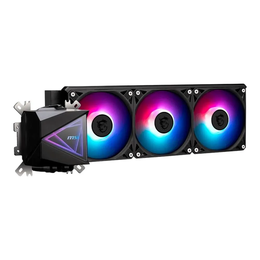 Water Cooler MSI MAG Coreliquid I360, ARGB, 360mm, Intel e AMD, Preto - MAG CORELIQUID I360