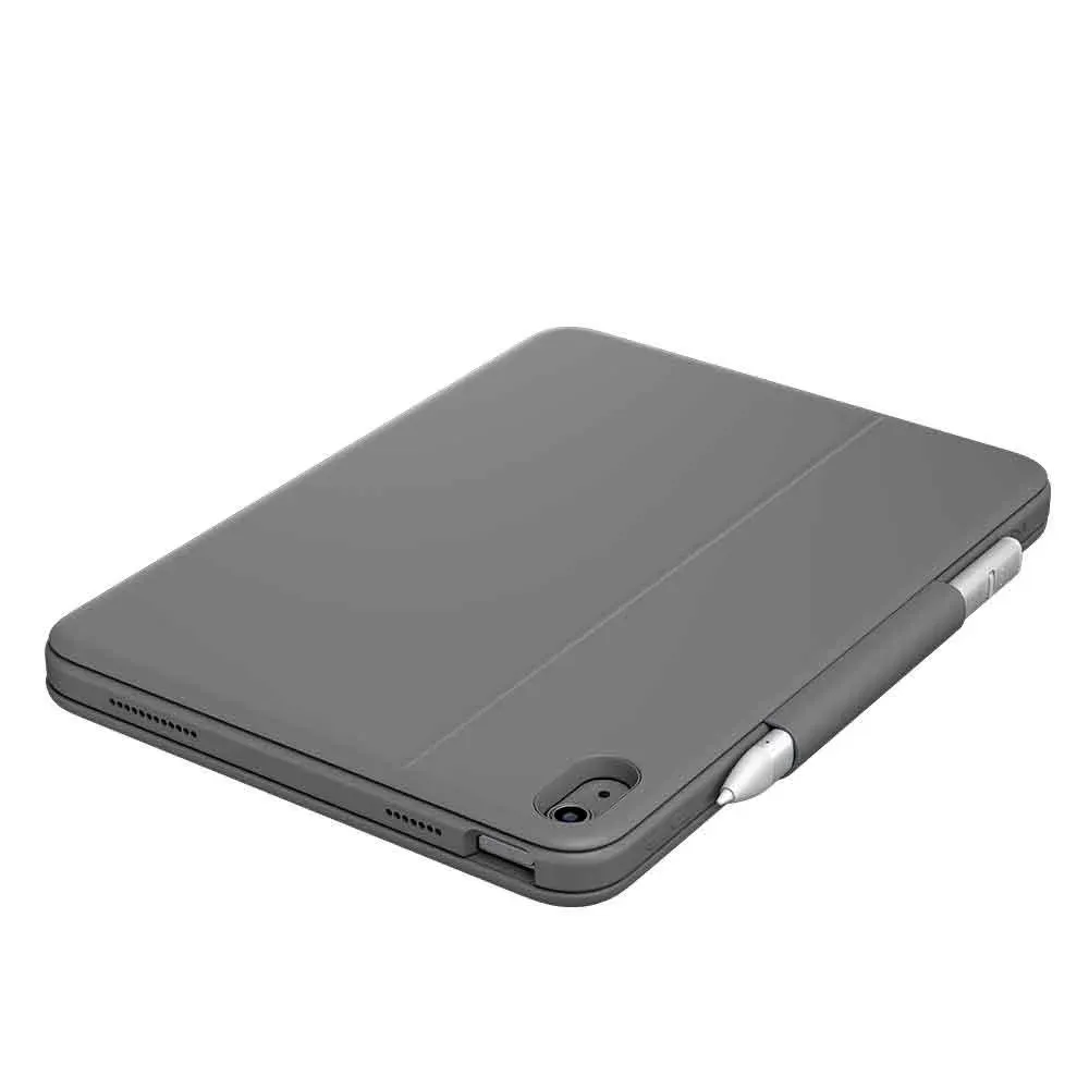 Capa Com Teclado Logitech Rugged Folio, Para Ipad 10ª Geração, Grafite - 920-011295