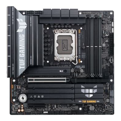 Placa Mãe ASUS TUF GAMING B860M-PLUS, Intel LGA 1851, mATX, DDR5 - TUF GAMING B860M-PLUS