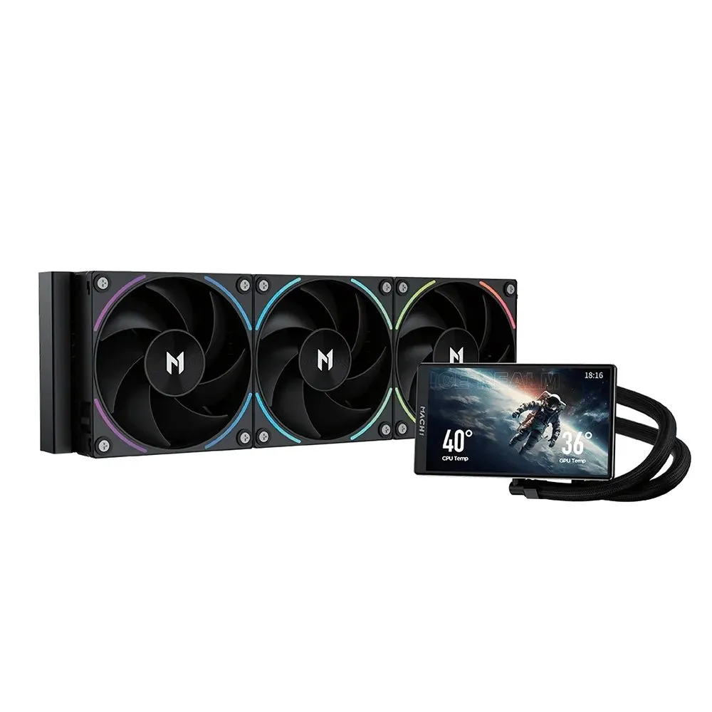 Water Cooler MACH1 POLAR ARGB, 360mm, AMD e Intel, Preto - IRV360BK