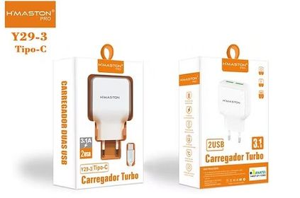 CARREGADOR HMASTON TOMADA TIPO-C 3.1 Y29-3
