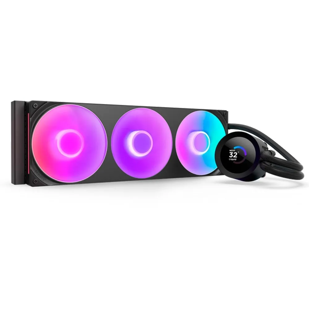 Water Cooler NZXT Kraken Plus 360 RGB v2, Preto - RL-KR360-B2