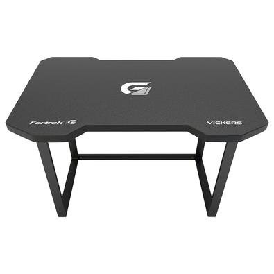 Mesa Gamer Fortrek Vickers, Preto e Cinza, Pés Niveladores, Tampo de MDF Revestido e Suporta Peso Máximo de 150 Kg - 72861