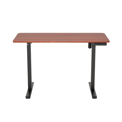 Mesa de Escritório FlexiSpot com Regulagem de Altura, Tampo Mogno e Estrutura Preta - FQ2-BMA-1260