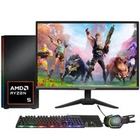"Pc Gamer Completo Skill RGB, AMD Ryzen 5-5600g, 16GB DDR4 3200MHz, Gráficos Radeon Vega 7, SSD 256GB, Fonte 500W + Monitor 20"" LED + Kit Gamer - Sgx-0063a"