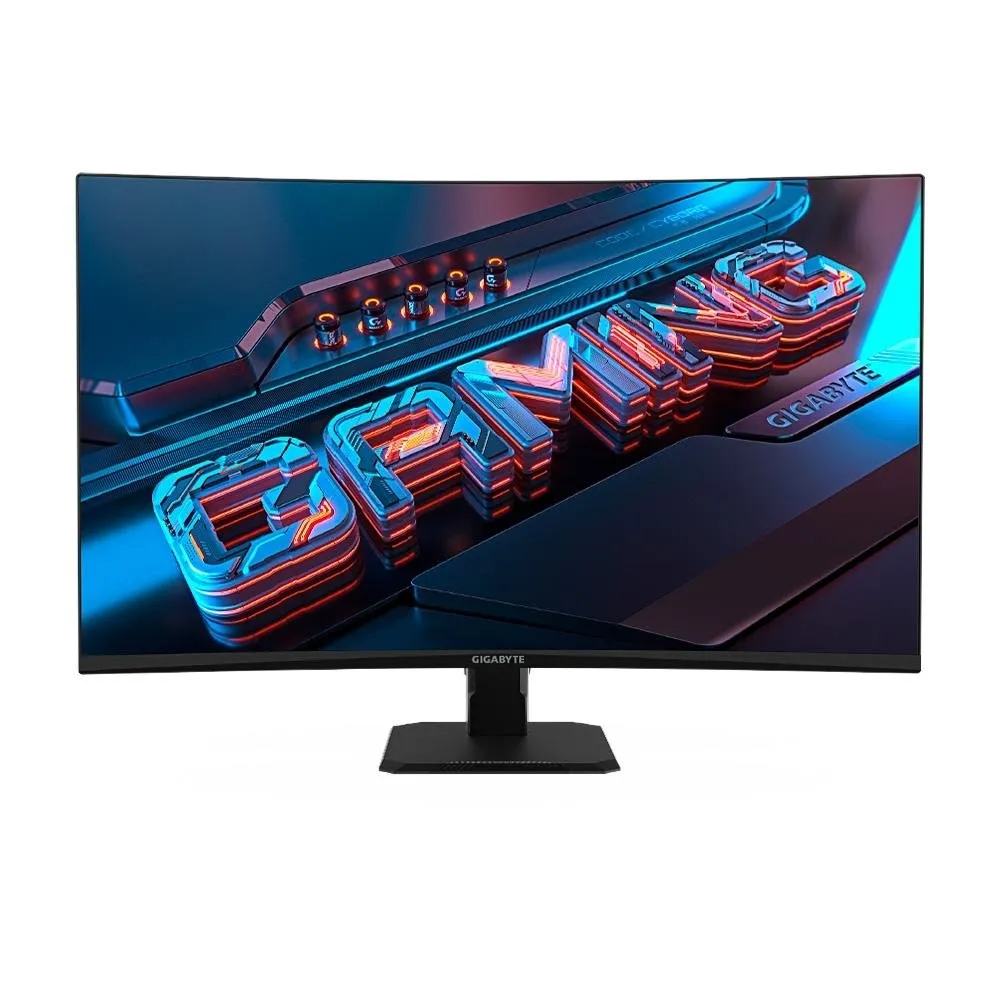 "Monitor Gamer Curvo Gigabyte 31,5"", QHD, 170Hz, 1ms, VA, FreeSync Premium, HDR Ready, Preto - GS32QC-SA"