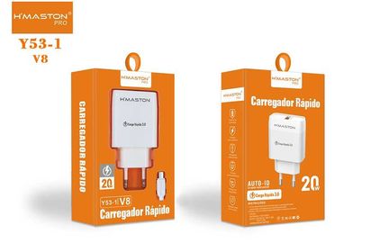 CARREGADOR TURBO HMASTON V8 Y53-1 20W