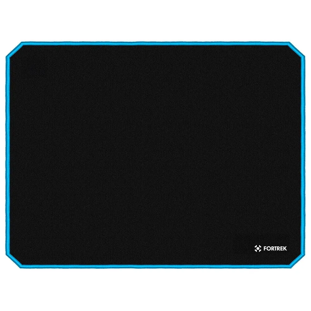 Mousepad Gamer Fortrek MPG101, Speed, Médio (320x240mm), Preto/Azul - 73267