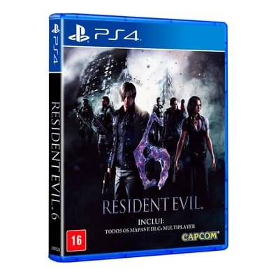 Jogo Resident Evil 6, PS4 - CP000023PS4