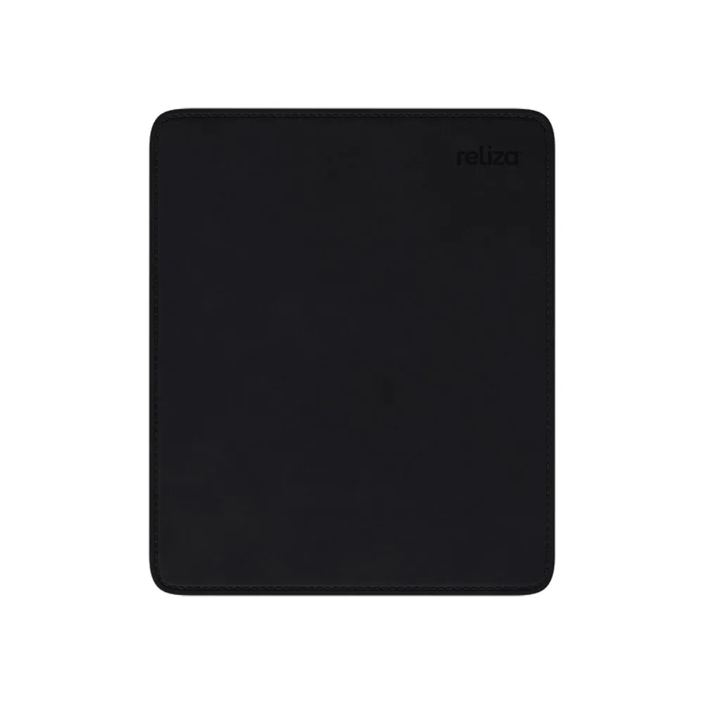 Mousepad Reliza, Retangular, Pequeno, 210x175mm, Courino Preto - 11063