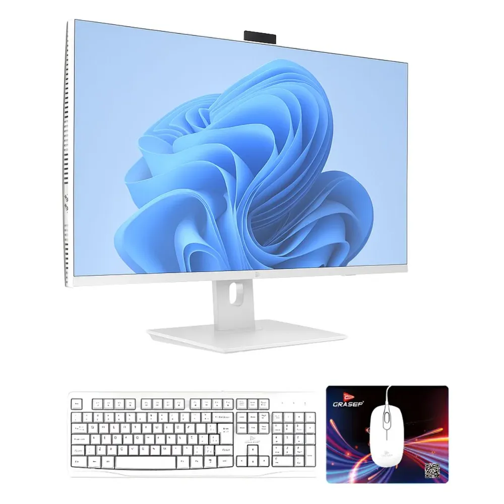 "Computador All In One 23.8"" Full HD SSD 256gb 16GB RAM, Intel Core i5-6200U, Teclado E Mouse, WINDOWS 11 Pro HDMI Vga Grasep - D-ai17"
