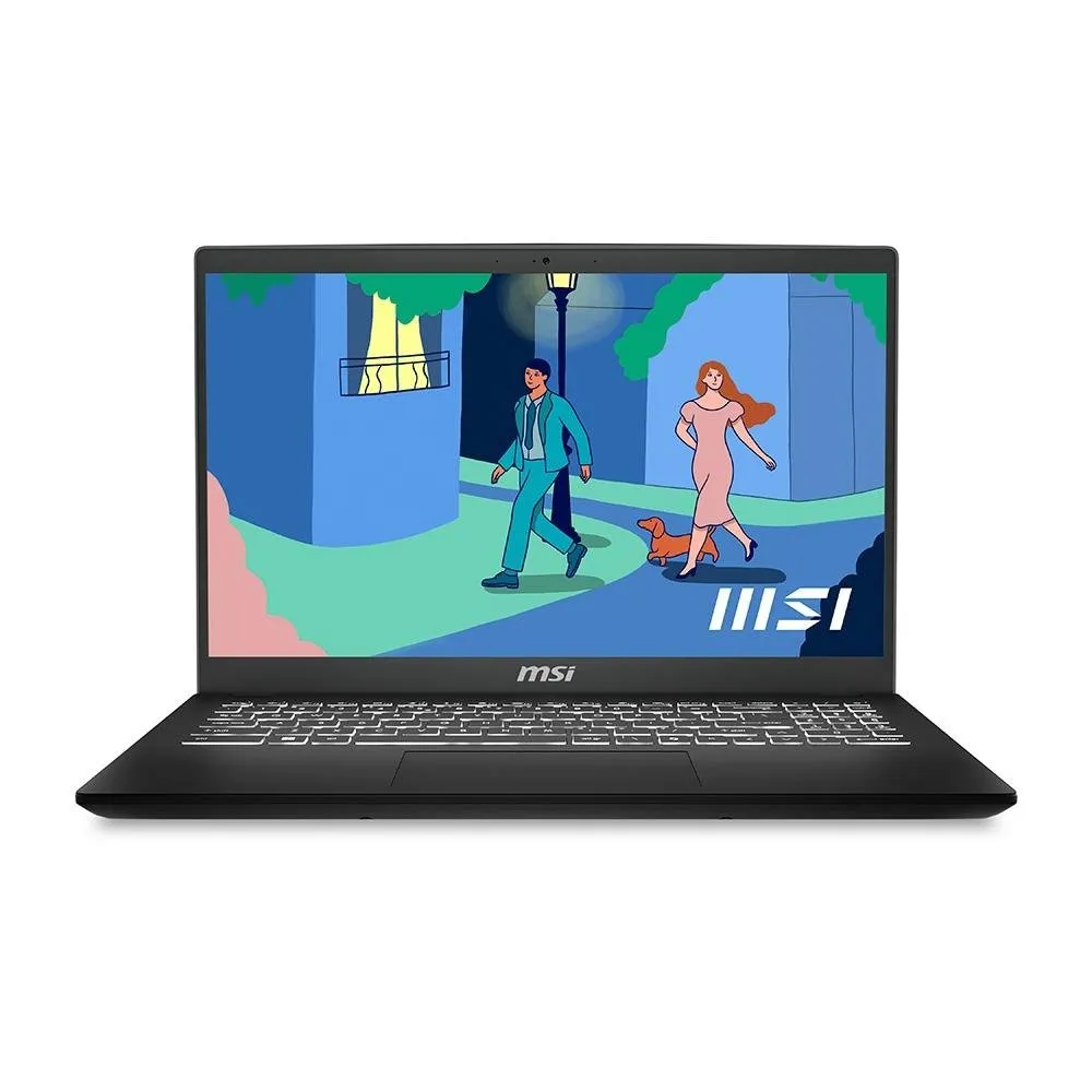 "Notebook MSI Modern 15 AMD Ryzen 7-7730U, 16GB RAM, SSD 512GB, 15.6"" FHD IPS, Win 11H Plus, Preto - 9S7-15HK12-425"