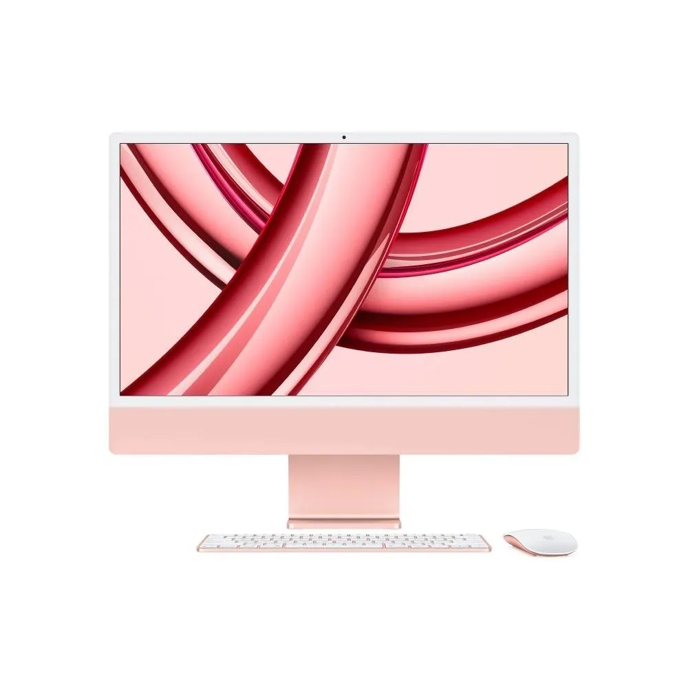 "iMac Apple Tela Retina 24"" 4.5K, Chip M4, CPU 10 Núcelos, GPU 10 Núcleos, Neural Engine de 16 Núcleos, 24GB RAM, SSD 512GB, Rosa - MD2U4BZ/A"
