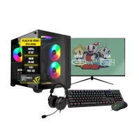Pc Gamer Completo, I7 10ªGeração Rtx 3050, 16Gb, SSD 960Gb, Windows 11 + Monitor 31,5''