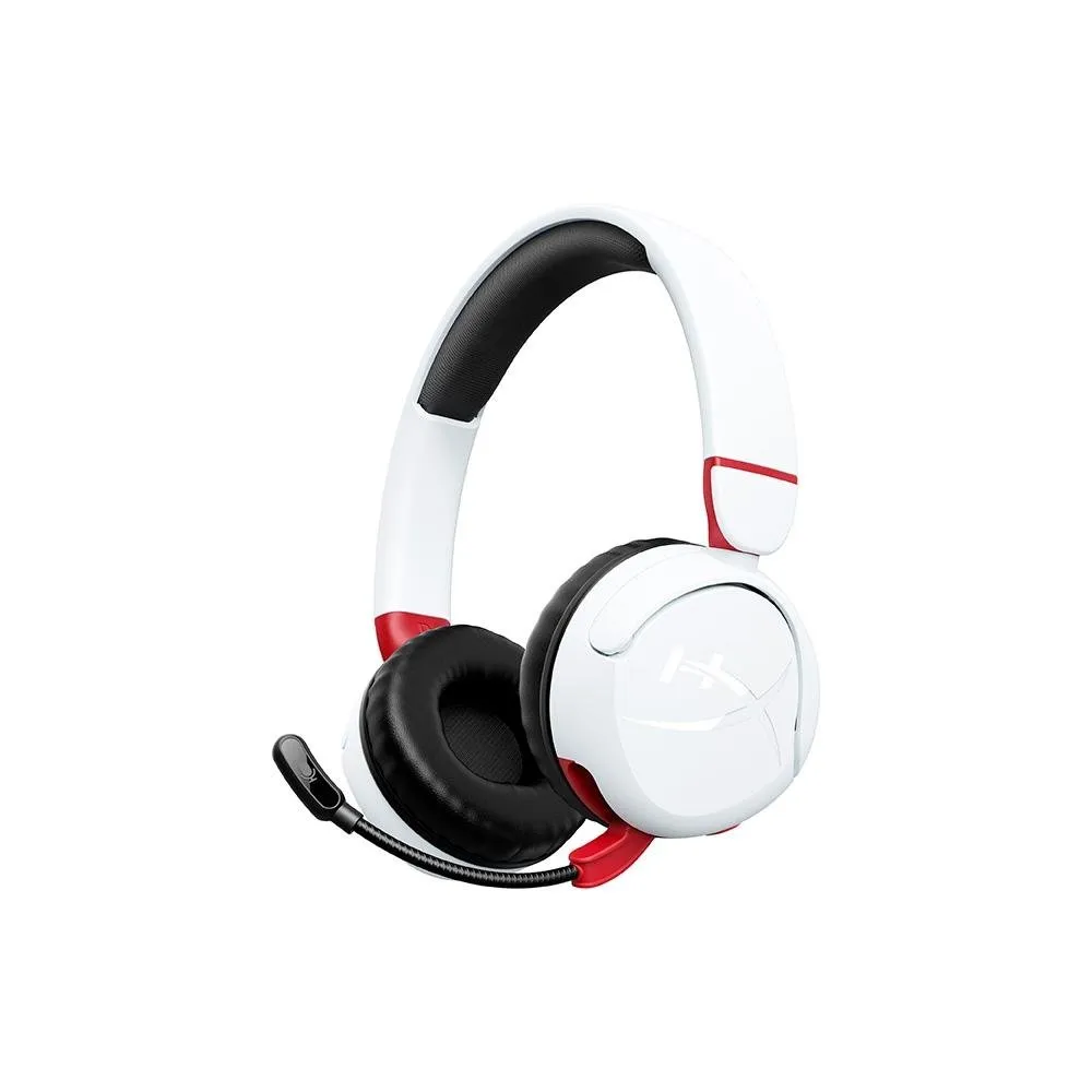 Headset Gamer Infantil Sem Fio HyperX Cloud Mini Bluetooth, Limitador de Volume, Branco - 7G8F2AA