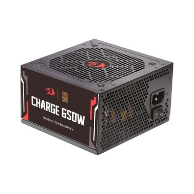 Fonte Gamer Redragon Charge, 650W, ATX, 80 Plus Bronze, Preto - FRC-650
