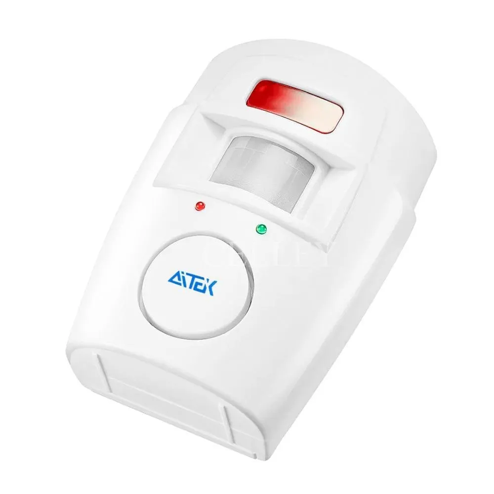 Sensor Presença Movimento Sirene Alarme Infravermelho S/fio