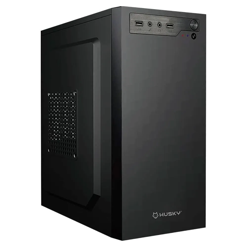 Gabinete Office Husky 100, Micro ATX, Mini ATX, Preto - HGO100PT