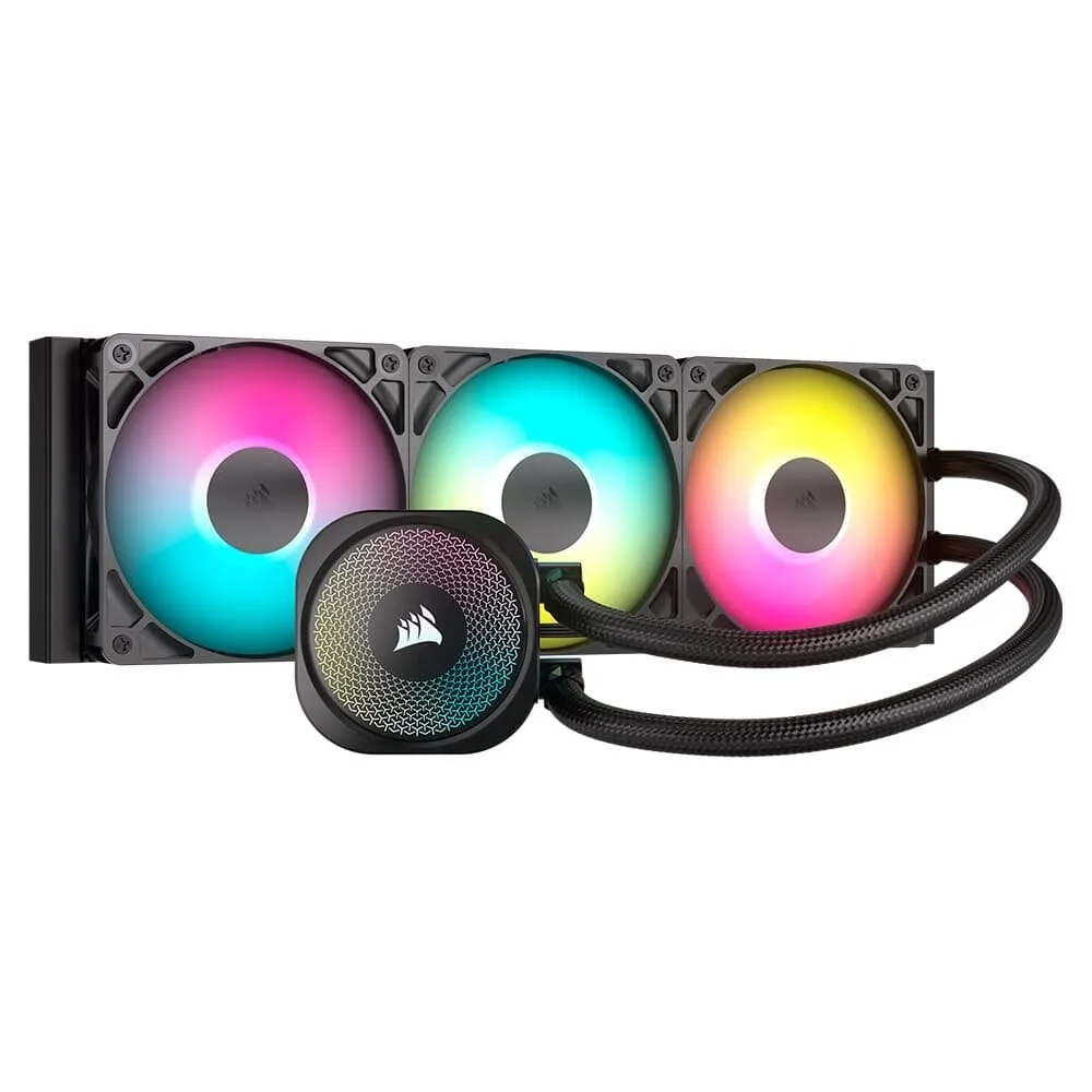 Water Cooler Corsair NAUTILUS 360, ARGB, 360mm, AMD e Intel, Preto - CW-9060093-WW
