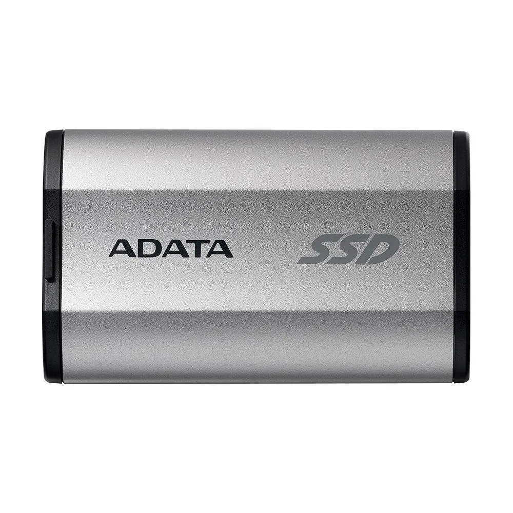 SSD Externo ADATA SD810, 1TB, USB 3.2, 1000G IP68, até 2.000 MB/s, para iPhone 15/Pro/Max, Android, Prata - SD810-1000G-CSG