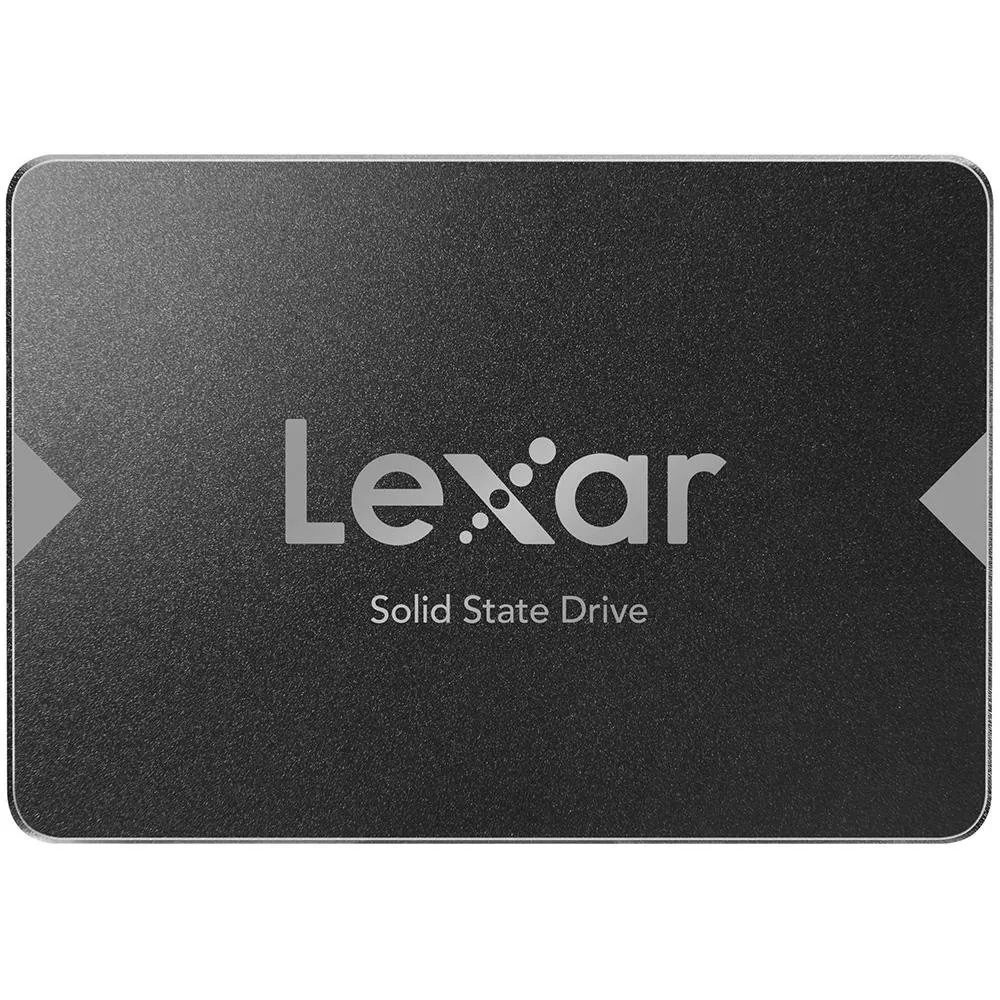 "SSD Lexar NS100, 512GB, SATA III, 2.5"", Leitura: 550MB/s, Preto - LNS100-512RBNA"