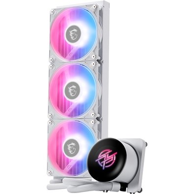 Water Cooler MSI MPG CORELIQUID P13 WHITE, ARGB, 360mm, Intel e AMD, Branco - CLP13360W