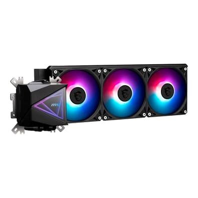 Water Cooler MSI MAG Coreliquid I360, ARGB, 360mm, Intel e AMD, Preto - MAG CORELIQUID I360