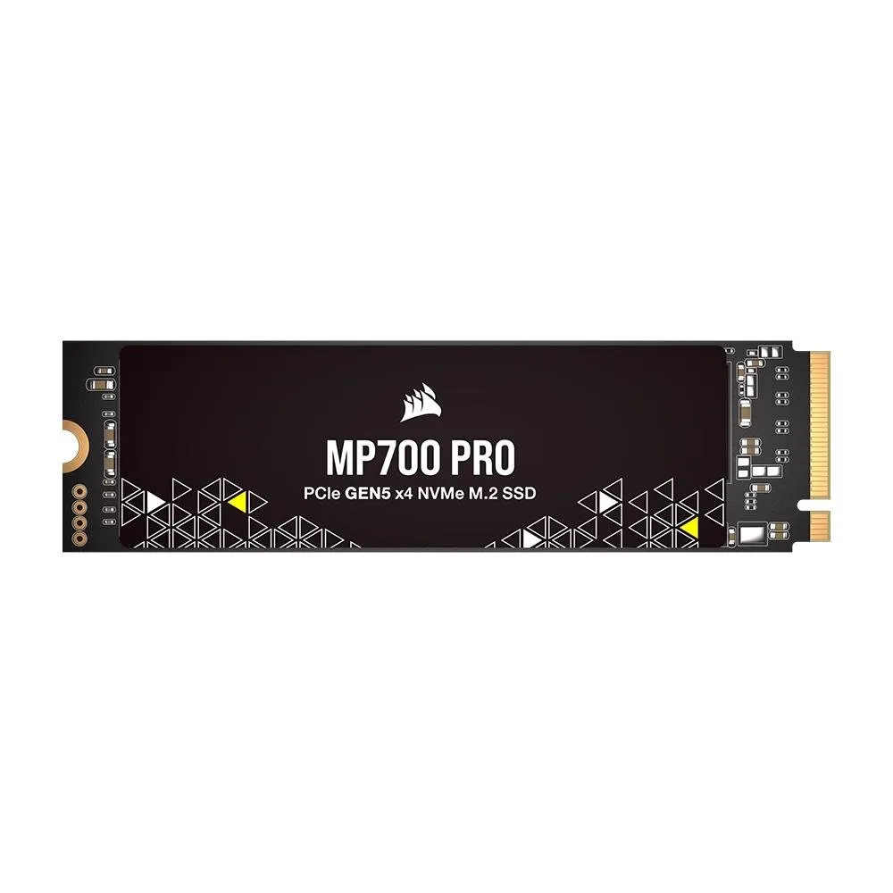 SSD Corsair MP700 Pro, 1TB, M.2 NVMe, Leitura 11700MB/s e Gravação 9600MB/s, Preto - CSSD-F1000GBMP700PNH
