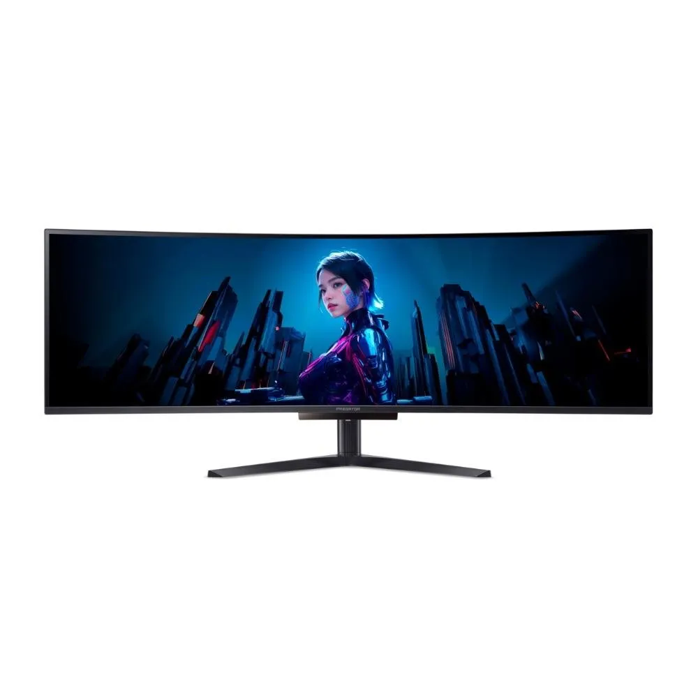 "Monitor Gamer Curvo Acer Predator X49 OLED 49"", DQHD, 240Hz, 0.03ms, FreeSync Premium, HDR 400, USB-C, Altura Ajustável, Preto - UM.SXXAA.X02"