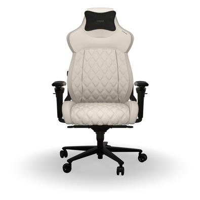 Cadeira Gamer Corsair TC500 Luxe, Até 120Kg, Com Almofada, Braço 5D, Cilindro Classe 4, Geada - CF-9010067-WW