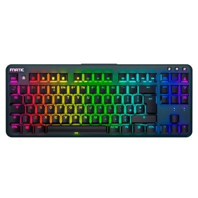 Teclado Gamer Fnatic MiniStreak Speed, RGB, USB-C Removível, US, Preto - C-KB0002