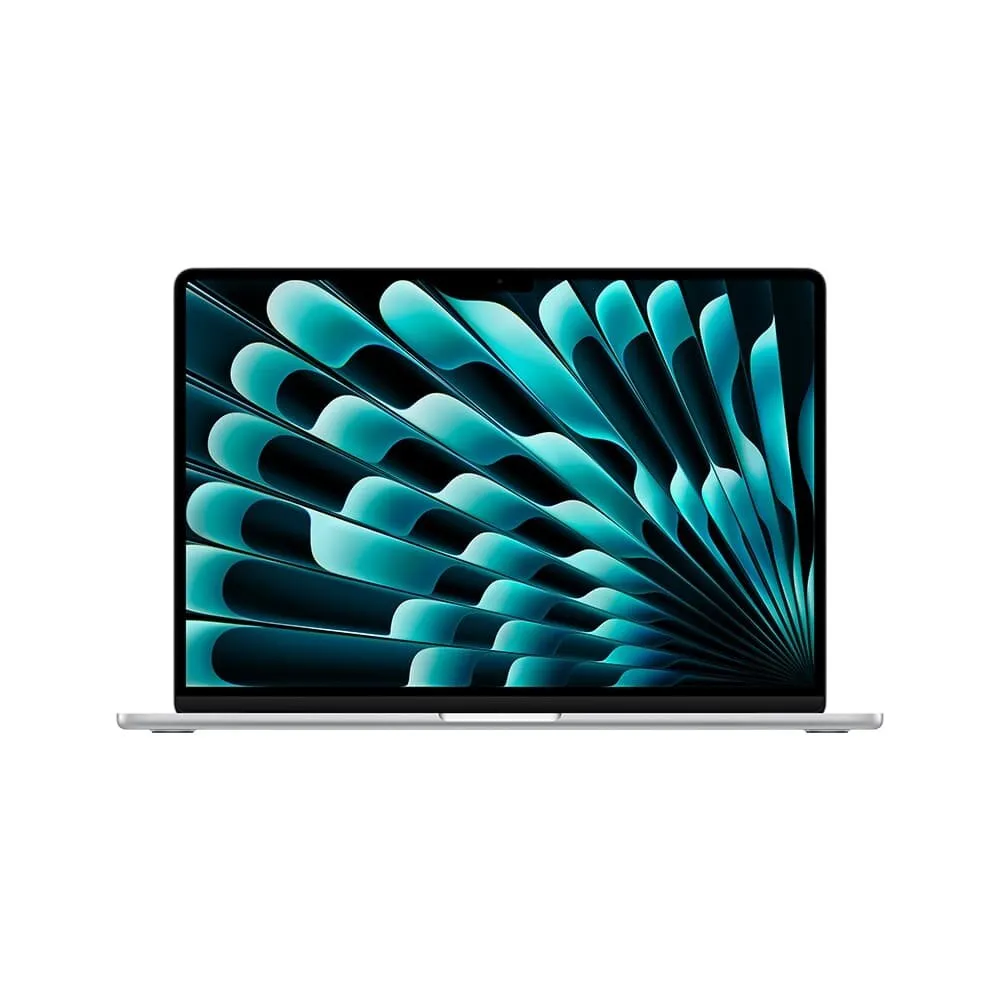 "MacBook Air Apple 15"" Chip M4, CPU 10 Núcleos, GPU 10 Núcleos, Neural Engine 16 Núcleos, 24GB, SSD 512GB, Prateado - MC6J4BZ/A"
