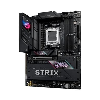 Placa Mãe ASUS ROG STRIX B850-E GAMING WIFI, AMD AM5 , ATX, DDR5, Wi-fi 7, Bluetooth, Preto - ROG STRIX B850-E GAMING WIFI