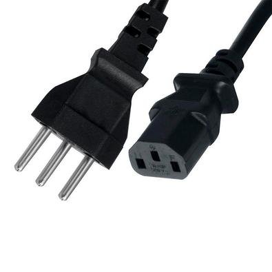 Cabo de Energia para Fonte de Computador MD9, 3 Metros, Preto - 6065