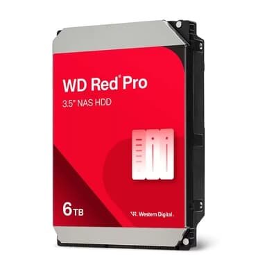 "HD Interno WD Red Pro NAS 6TB, 3.5"", 7200RPM, 256MB Cache, SATA - WD6005FFBX"