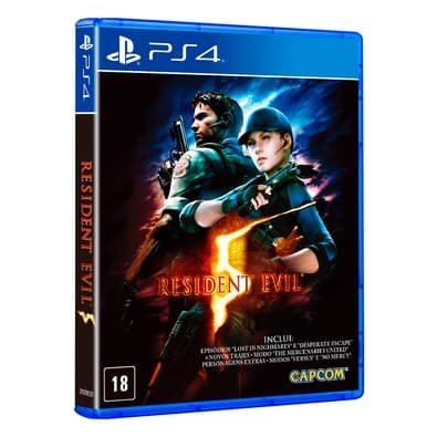 Jogo Resident Evil 5, PS4 - CP000022PS4