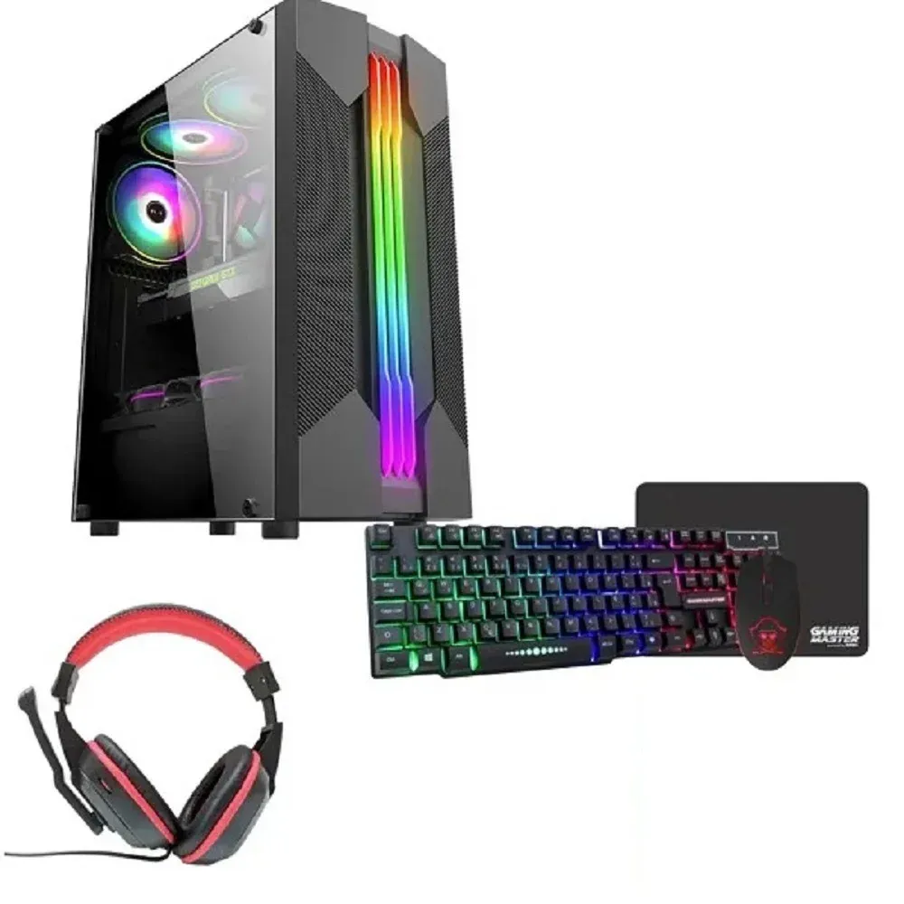 PC Gamer Balão.info Core I5, SSD 240GB, 16GB, VGA Gt730 4GB, Windows 10 Pro Trial + Teclado/mouse + Mouse Pad + Headset