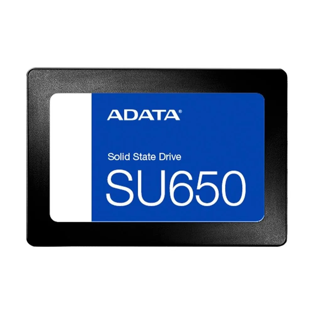 "SSD Adata SU650, SATA, 240GB, 2.5"", Leitura: 520MB/s e Gravação: 450MB/s, Preto - ASU650SS-240GT-R"