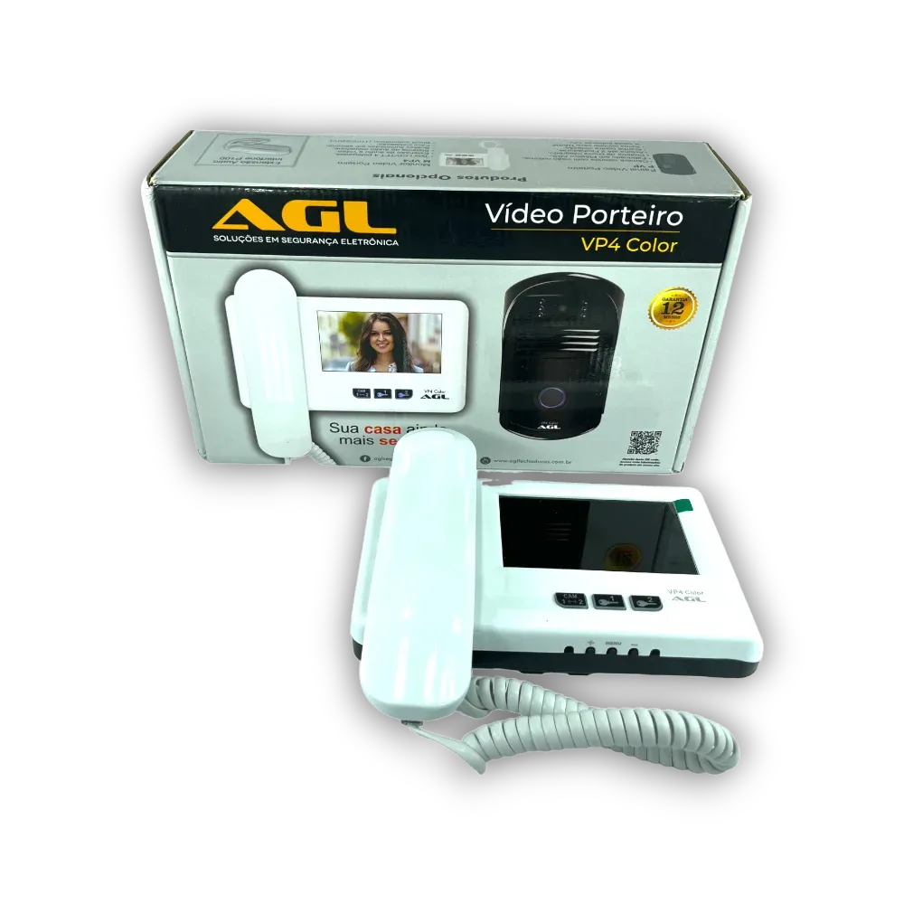 Monitor Video Porteiro Vp4 Color - Agl 1